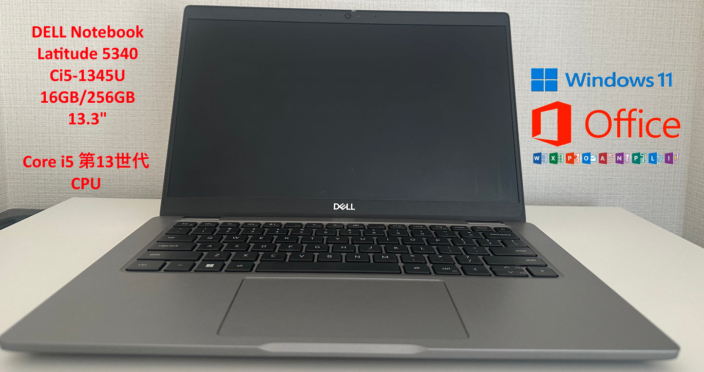 DELL Notebook Latitude 5340 i5-1345U/13.3/1920x1080/16GB/256GB